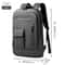 Stylish Men Knight Multifunctional Laptop Backpack Classic USB Charging Waterproof Slim Business Wo