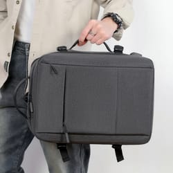 business men backpack with high capacity, simple style student bookbag, shockproof computer bag, uss charger for men