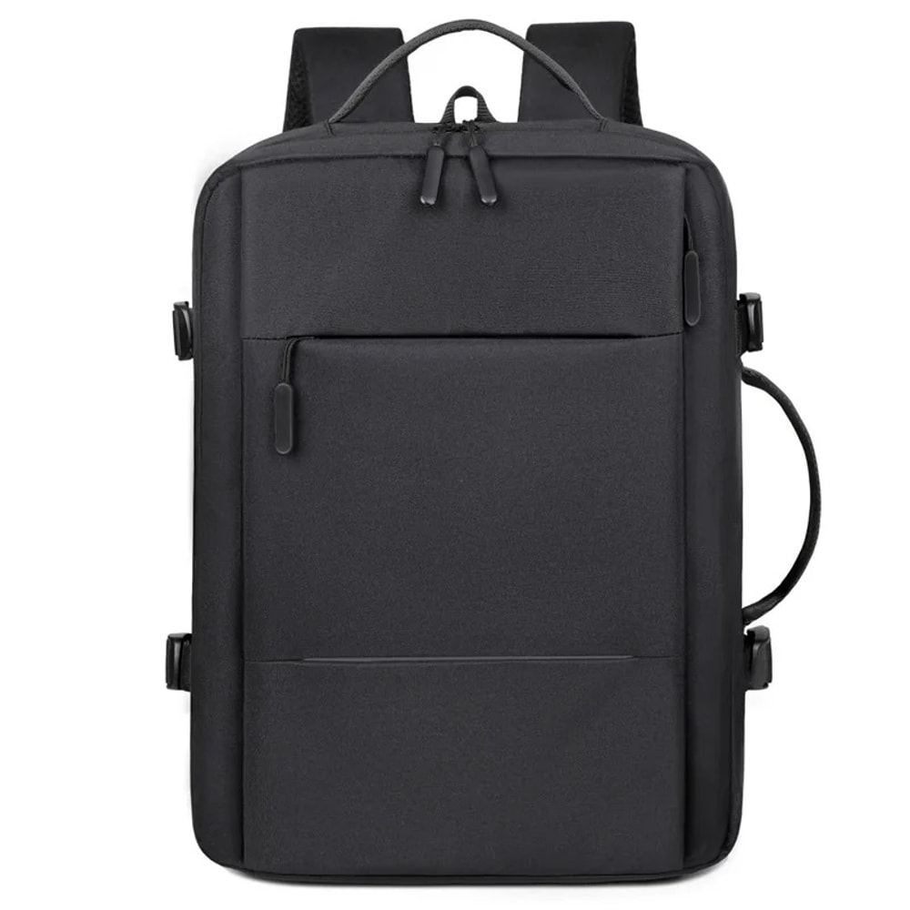 Business Men Backpack with High Capacity, Simple Style Student Bookbag, Shockproof Computer Bag, USS Charger for Men