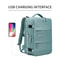 Waterproof Business Laptop Backpack Women Travel Backpack With Shoe Bag 10