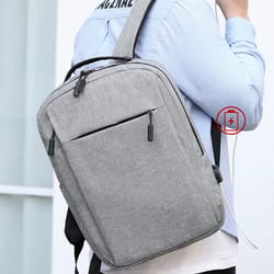 laptop backpack for men, waterproof oxford bag, large capacity, travel usb charging computer school backpack