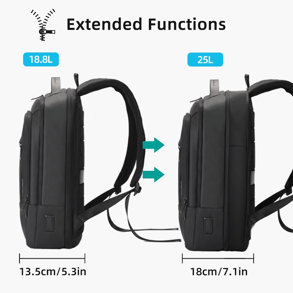 Waterproof School Bag Slim Man Laptop Backpack With USB Charging For Boys Teenagers Luxury Backpack