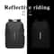 Mens Large Capacity Casual Backpack Waterproof Zipper Daypack Secure Password Lock USB Charging Po 2