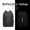 Mens Large Capacity Casual Backpack Waterproof Zipper Daypack Secure Password Lock USB Charging Po 2