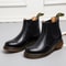 Breathable Leather Ankle Boots for Unisex, Smooth Platform Chelsea Boots for Women and Men, Stylish Platform Boots
