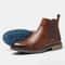 Fashion Leather Chelsea Boots Comfortable Classical Brogue Men Boots Stylish Footwear For All Occas 4