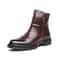 Mens HeightIncreasing Chelsea Boots Autumn Leather HighTops Business Casual Stylish Short Boots 6