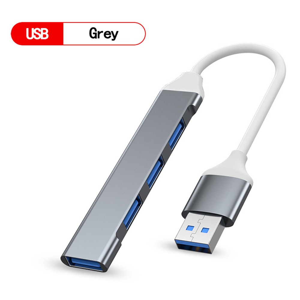HighSpeed USB Hub Port Multiport HUB For PCType C Splitter USB Computer Accessories 0
