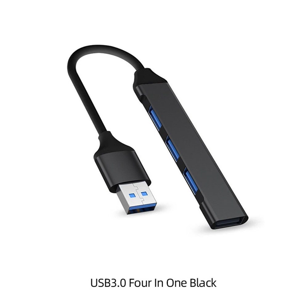 HighSpeed USB Hub Port Multiport HUB For PCType C Splitter USB Computer Accessories 2