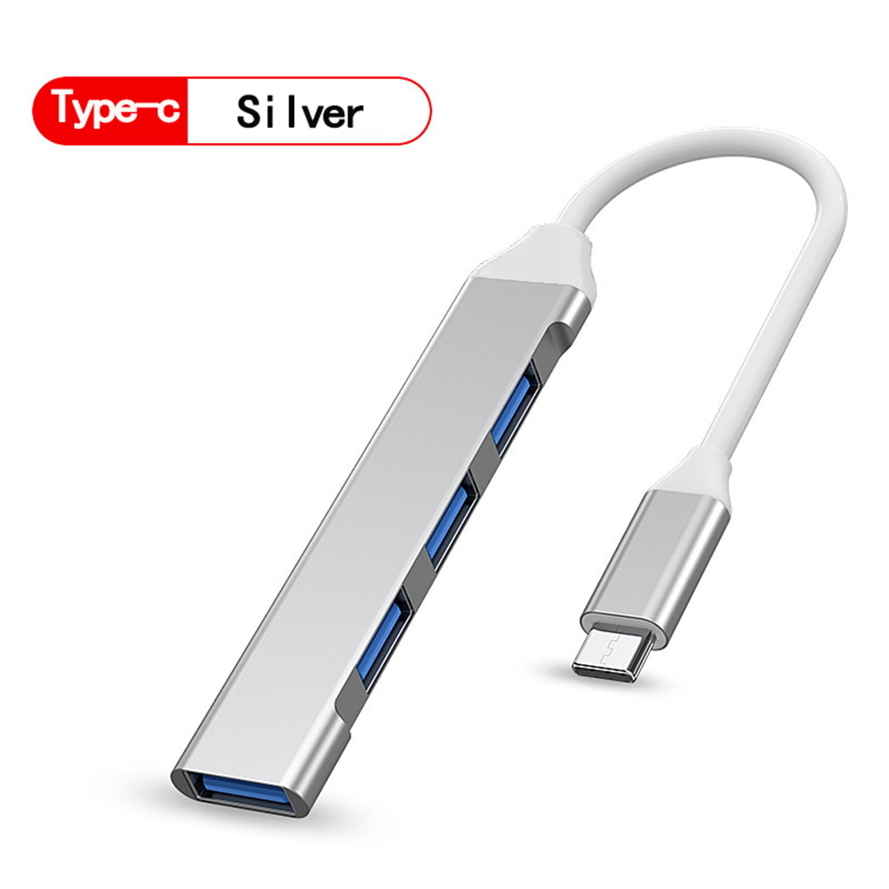 HighSpeed USB Hub Port Multiport HUB For PCType C Splitter USB Computer Accessories 3