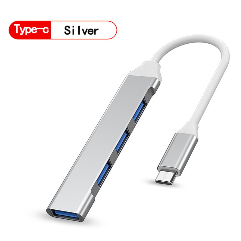 HighSpeed USB Hub Port Multiport HUB For PCType C Splitter USB Computer Accessories 3