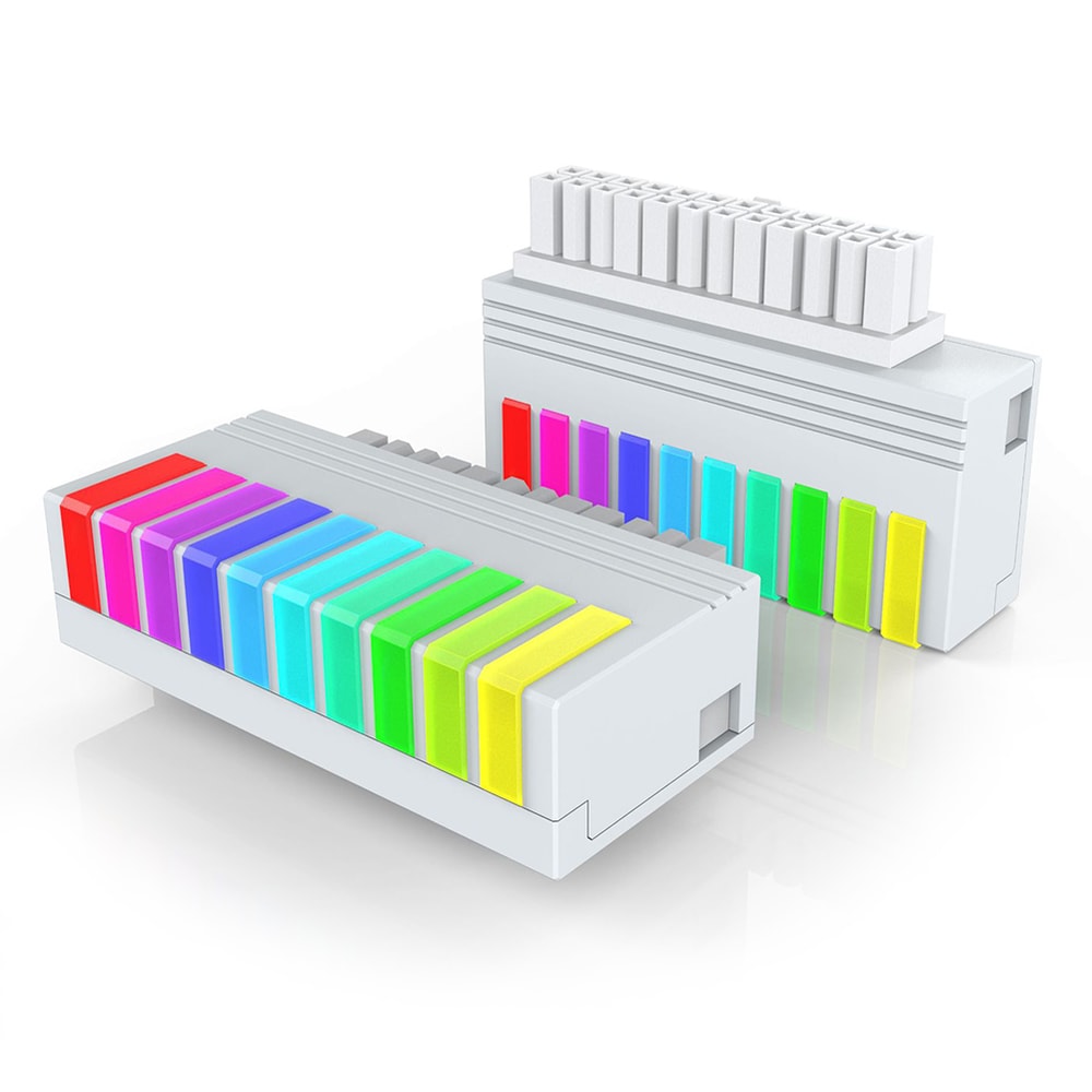 Modular ATX Pin To Degree Power Plug Adapter ARGB Light Mainboard Power Supply Cable For Motherboar 3