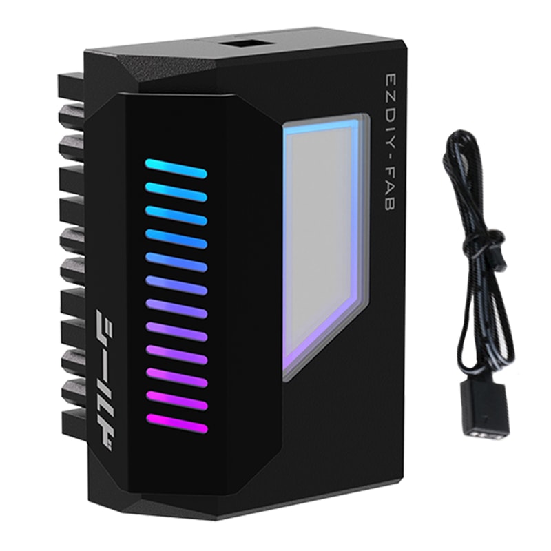 Modular ATX Pin To Degree Power Plug Adapter ARGB Light Mainboard Power Supply Cable For Motherboar 5