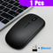Ultra Thin Wireless Mouse For Laptop And Tablet Bluetooth Mice Battery Version 2