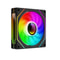 PRISM ARGB Cooling Fan PWM Quiet Computer Chassis Fan Large Air Volume 452CFM6001500RPM 2