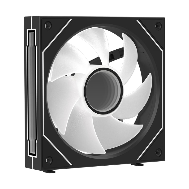 PC Case Fan Mirror Cycle ARGB Light PWM Low Noise Chassis Cooling Water Cooling Fan 8