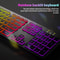 Gaming Keyboard With RGB Backlighting USB Wired Mute Keyboard Waterproof MultiLanguage Compatibilit 8