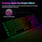Gaming Keyboard With RGB Backlighting USB Wired Mute Keyboard Waterproof MultiLanguage Compatibilit 9