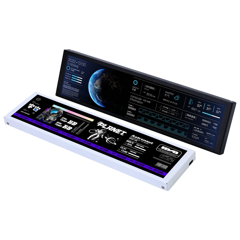 USB Secondary Screen IPS LCD TypeC Display For Computer Chassis Monitor For CPU RAM GPU HDD FPS In 5