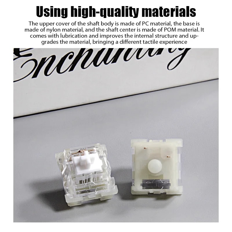 Mechanical Keyboard Kang White Switches Custom Cherry RGB SMD Switch Gaming Compatible With MX Swit 5