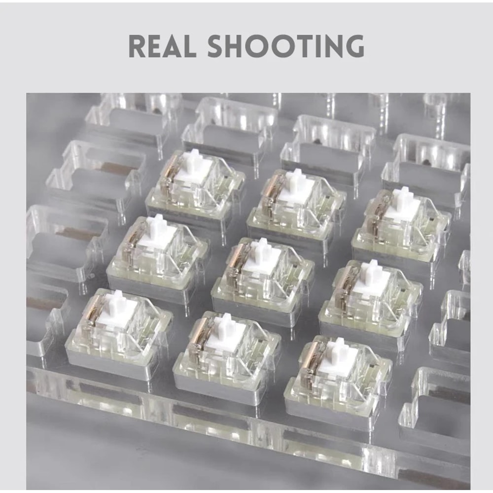 Mechanical Keyboard Kang White Switches Custom Cherry RGB SMD Switch Gaming Compatible With MX Swit 6