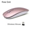 Mini Optical Ultrathin Rechargeable Wireless Mouse Silent Button USB Mice For Laptop And Computer 2
