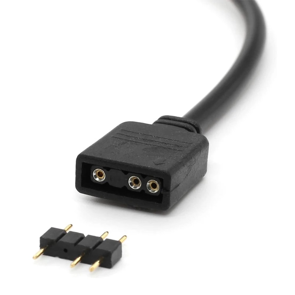 Addressable ARGB Female To Female Splitter Extension Cable For PC Fans ARGB PC Lighting 7