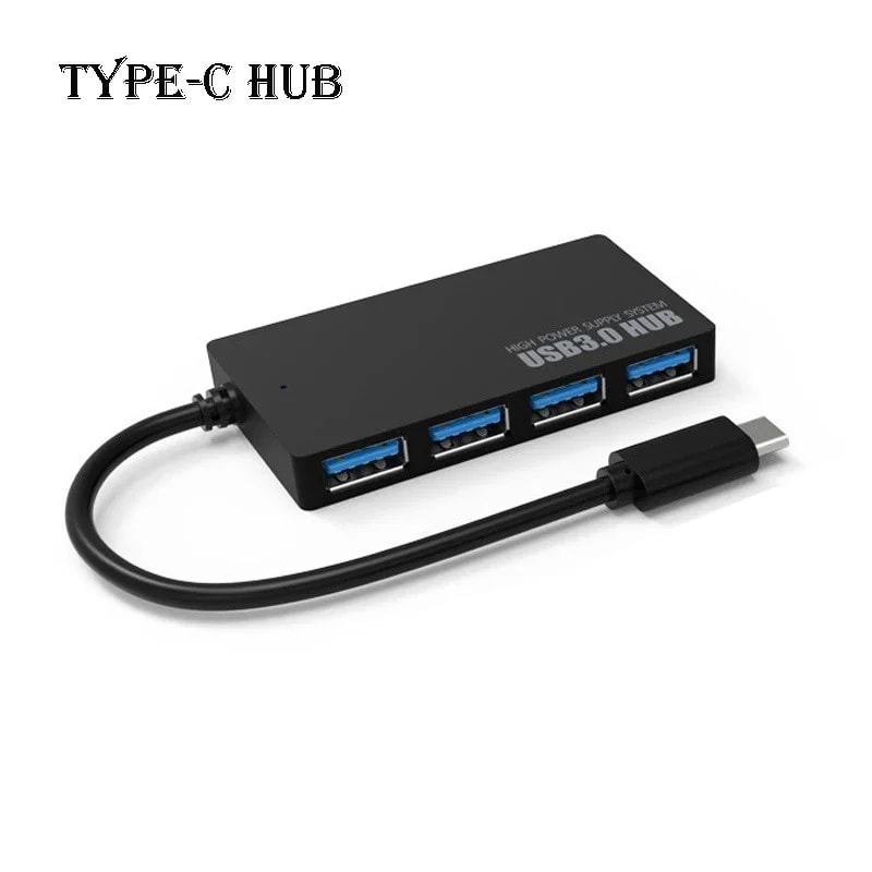 Ports USB HUB High Speed Multi USB C TypeC Splitter Expander Computer Accessories For Laptop 0