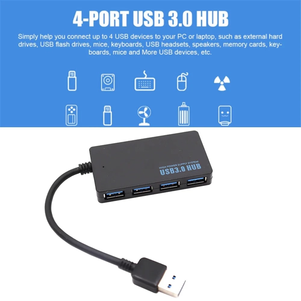 Ports USB HUB High Speed Multi USB C TypeC Splitter Expander Computer Accessories For Laptop 6