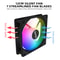 HighPerformance 12V RGB PC Cooling Fan Efficient Case Air Cooling System For Computer 1