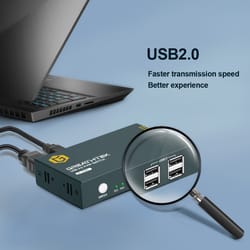 hdmi usb kvm switch, keyboard and mouse switch, out, usb hub for macbook, pc, laptop, hdmi splitter