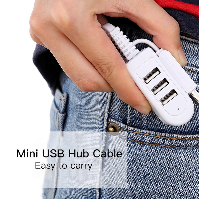 USB Hubs Charging Cable Multi USB Splitter Hub Power Adapter For Charging Needs 5