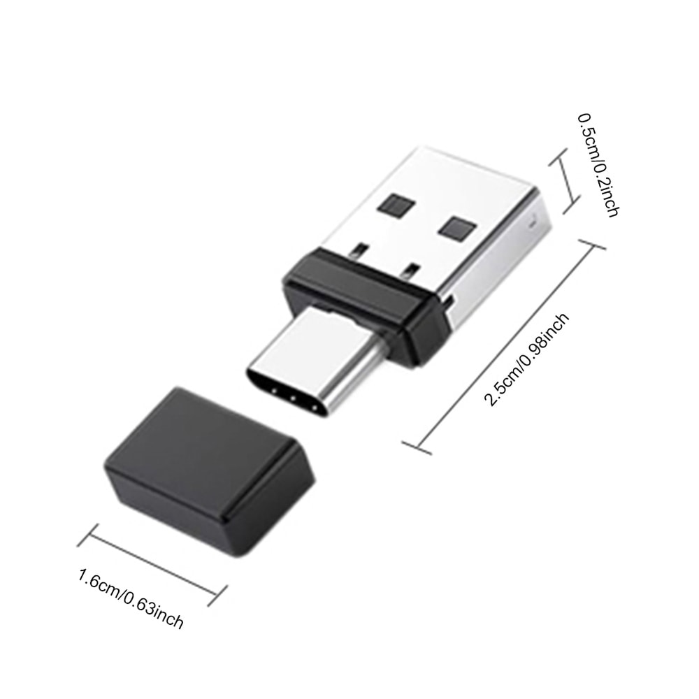 USB Type C Mouse Jiggler Undetectable Mouse Shaker DriverFree Automatic Mouse Wiggler For Laptop 7