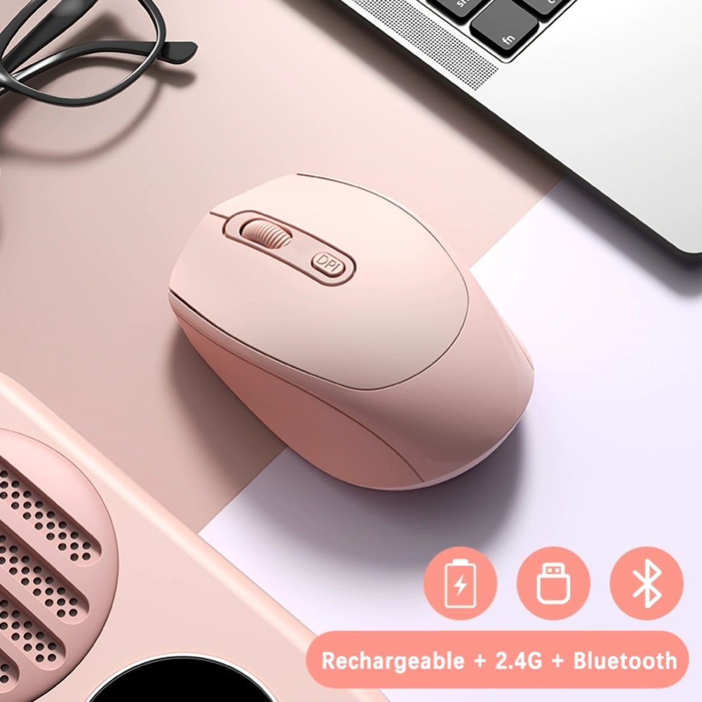 Rechargeable Wireless Gaming Mouse RGB Bluetooth Optical Mouse For PC Laptop Computer 3