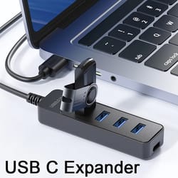 high-speed 4 ports usb hub, type c expander splitter , multiport adapter for pc, laptop accessories