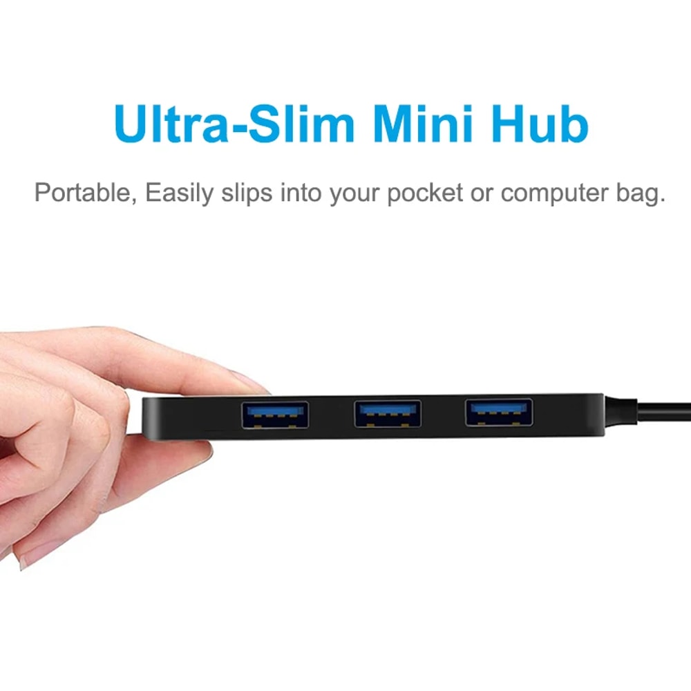 USB Type C HUB Adapter Multi Splitter For MacBook Laptop Computer Accessories 6