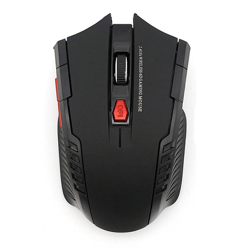 Wireless Optical Mouse Gaming Mouse 6 Buttons Computer Accessories With USB Receiver 0