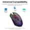 Wireless Bluetooth Mouse RGB 24G DualMode Gaming Mouse Silent 6 Buttons For MacBook Tablet Laptops 8