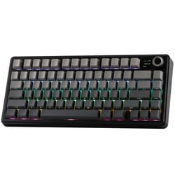 max wireless mechanical gaming keyboard, tft screen, rgb backlight, knob gasket, hot-swap keyboard
