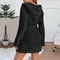 Fluffy Plush Winter Women Bath Robe Sexy Hooded Dressing Gown Solid Color Warm Bathrobe Ladies Fema 8