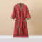 Half Sleeve Kimono Bathrobe Cotton Fashionable Printed Sleepwear Thin Quick Drying Absorbent Home W 0