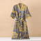 Half Sleeve Kimono Bathrobe Cotton Fashionable Printed Sleepwear Thin Quick Drying Absorbent Home W 10