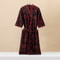 Half Sleeve Kimono Bathrobe Cotton Fashionable Printed Sleepwear Thin Quick Drying Absorbent Home W 1
