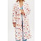 Classic Womens Comfort Towel Robe Lace Up Print Premium Quality Robe For Spa Home 0