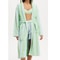 Classic Womens Comfort Towel Robe Lace Up Print Premium Quality Robe For Spa Home 1