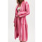 Classic Womens Comfort Towel Robe Lace Up Print Premium Quality Robe For Spa Home 2