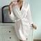 European And American Summer Pajamas For Women LaceUp Bathrobe Sexy Morning Gown Home Dress With Ic 2