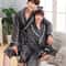 Plush Warm Flannel Kimono Winter Thick Couple Robe Coral Fleece Sleepwear Bathrobe Gown With Pocket 10