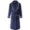 Plush Warm Flannel Kimono Winter Thick Couple Robe Coral Fleece Sleepwear Bathrobe Gown With Pocket 6