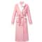 Plush Warm Flannel Kimono Winter Thick Couple Robe Coral Fleece Sleepwear Bathrobe Gown With Pocket 7